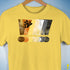 Bear Pride Grunge Exclamation Points Premium Unisex T-Shirt - Yellow